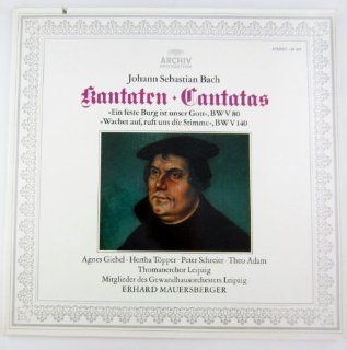 Johann Sebastian Bach Kantaten ~ Cantatas "Ein feste Burg ist unser Gott", BWV 80, "Wachet auf, ruft uns die Stimme", BWV 140 Music
