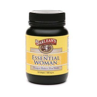 Barlean's Organic Oils The Essential Woman, 1000mg Capsules 120 ea Health & Personal Care