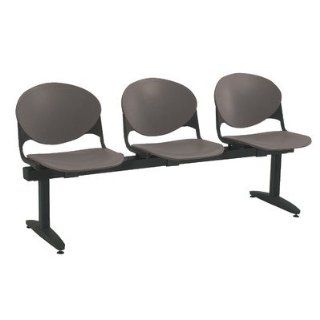 KFI Seating Seat Beam Beam Seating with Back Color Charcoal, Number of Seats Three, Arms Included  Sporting Goods  Sports & Outdoors