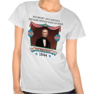 James K. Polk 1844 Campaign (Womens Light Shirt)