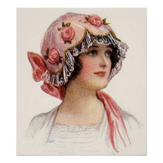Vintage Victorian Era Hat 4 Poster