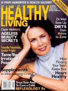 Healthy Living Magazine   March / April 2000 Dayle Haddon's Beauty Secrets, Reflexology, and More (Single Issue Magazine) Editors of Healthy Living Magazine Books