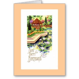 Many Happy Birthdays Greeting Cards