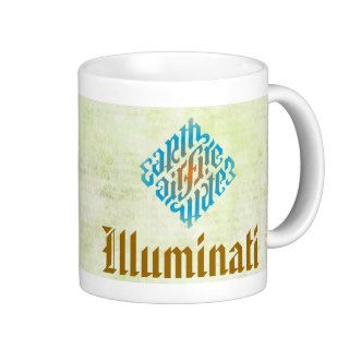 Illuminati  Earth Air Fire Water Mug