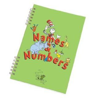 Dr Seuss Address Book Names & Numbers Style  Telephone And Address Books 
