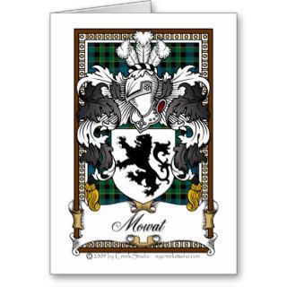 Mowat Family Crest Cards