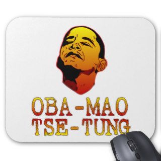 Oba Mao Tse Tung Mouse Pads