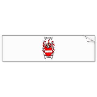 CRAWFORD FAMILY CREST    CRAWFORD COAT OF ARMS BUMPER STICKERS