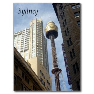 sydney skinny tower post card