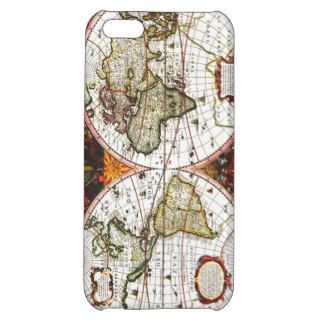 Antique Known World Map ~ Vintage Travel Artwork iPhone 5C Covers