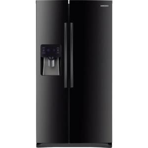Samsung 24.5 cu. ft. Side by Side Refrigerator in Black RS25H5121BC