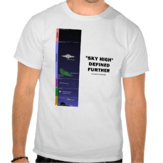 "Sky High" Defined Further (Earth's Atmosphere) T Shirt