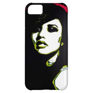 Pop art portrait painting of woman for Iphone case iPhone 5C Cover