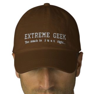 EXTREME GEEK EMBROIDERED HAT