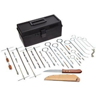 Palmetto 1133 Packing Extractor Tool Kit, Includes (2) 1101 Flexible extractors with tips, (2) 1102, (2) 1103, (2) S1 Stiff extractors, (2) S2, (2) S3, (1) 1113 Solid Shaft Extractors, (1) 1114, (1) 1115, (2) O Ring Extractor, (5) 1107 Cork screw tips, (5