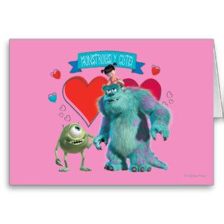 Valentine's Day   Monsters Inc. Greeting Cards