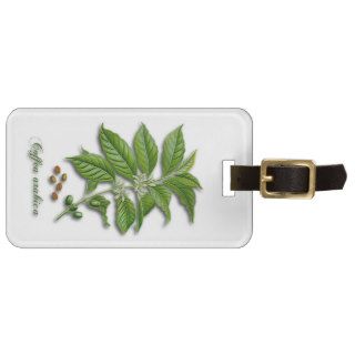 Coffee Plant Name and Address Tag For Luggage