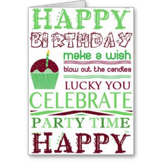 Happy Birthday make a wish Greeting Cards