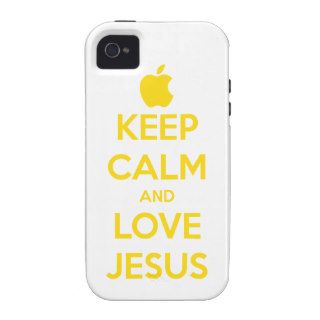 Keep Calm marries iPhone 4   and Love Jesus Case For The iPhone 4