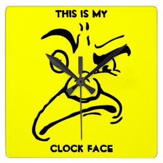 This Is My Clock Face   Funny Wall Clock