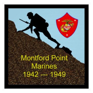 THE HISTORY OF MONTFORD POINT MARINES PRINT