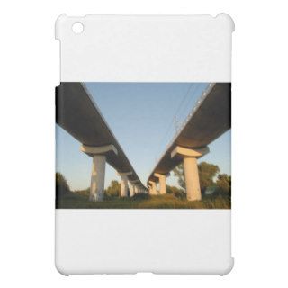 Railway viaducts seen below showing columns iPad mini case