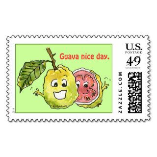 Cartoon Fruit Postage Stamps   Custom