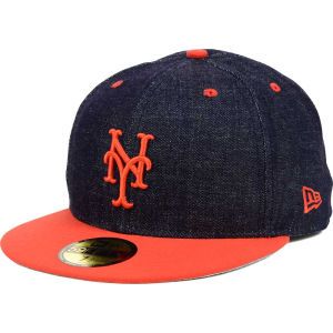 New York Mets New Era MLB Team Color Denim 59FIFTY Cap