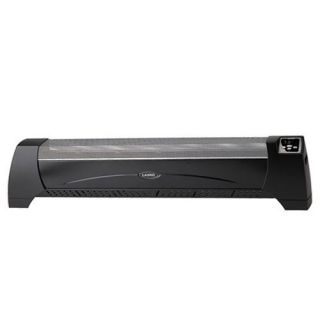 Lasko 5624 Heater, Low Profile Silent Convection Baseboard w/Digital Display Thermostat Timer Black
