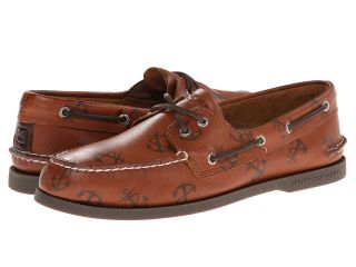 Sperry Top Sider A/O 2 Eye Tattoo Mens Lace Up Moc Toe Shoes (Tan)