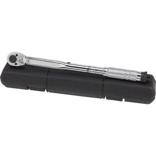 Klutch 3/8 Inch Drive Torque Wrench   5 80 Ft. Lbs. Torque