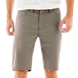 Dickies Slim Fit 5 Pocket Twill Shorts, Gray, Mens