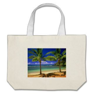 tropical beach canvas bags