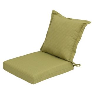 Threshold Outdoor Pillow Back Dining Cushion   Lime