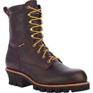 Rocky Great Oak 8 Inch Gore Tex Waterproof, Insulated Logger Boot   Brown, Size