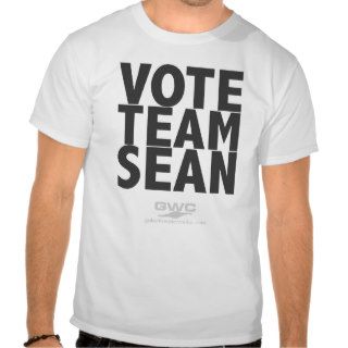 GWC   Vote Team Sean T shirt