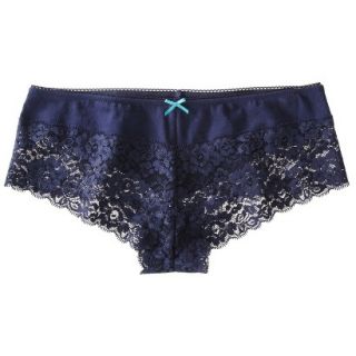 Xhilaration Juniors Wide Lace Hipster   Oxford Blue L