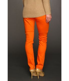 Jag Jeans Malia Pull On Slim Leg Colored Denim Womens Jeans (Orange)