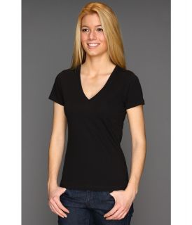 Hurley Solid Perfect V Shirt Womens T Shirt (Black)