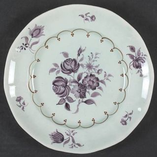 Adams China Regent Purple Salad Plate, Fine China Dinnerware   Calyxware,Purple