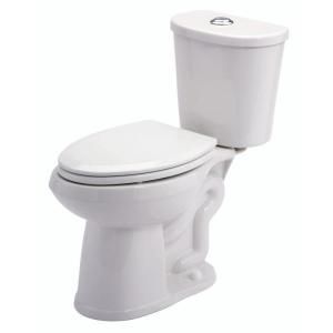 Gerber Maxwell 2 Piece Dual Flush Elongated Toilet in White GDF21118