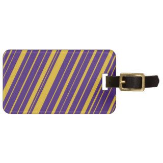 Purple and Gold Masculine Design for him Tag For Bags