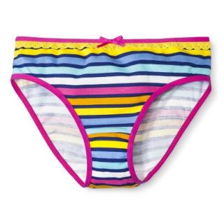 Xhilaration Girls Bikini Briefs   Multi Color Stripe 14