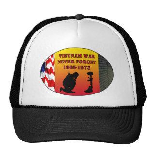 Vietnam War Never Forget Mesh Hats