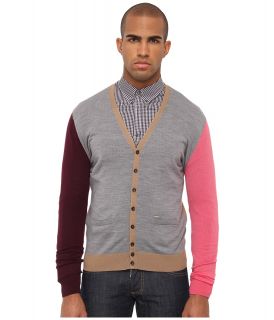 DSQUARED2 Color Block Cardigan Mens Sweater (Multi)