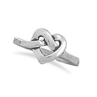 Knotted Heart Ring Size 11 Jewelry