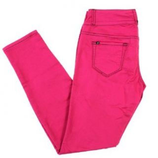 LOVEsick Hot Pink Destroyed Super Skinny Jeans Size  1