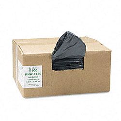 Re Claim 56 gallon X Heavy Grade Can Liners (Case of 100) Webster Industries Can Liners