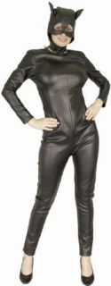 Adult Black Cat Suit Costume (Size Medium 8 10) Clothing