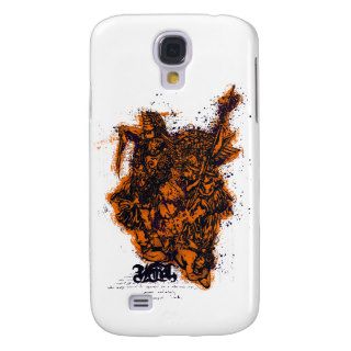 eternal affected orange blue figures galaxy s4 cover